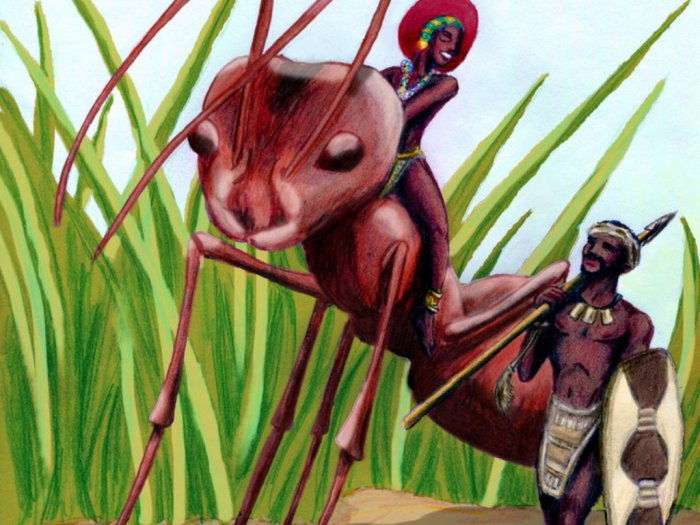 Abatwa, Ras Manusia Kecil Pengendara Semut